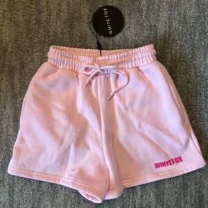 White Fox Boutique Pink Joggers Relaxed Fit Sweatpants